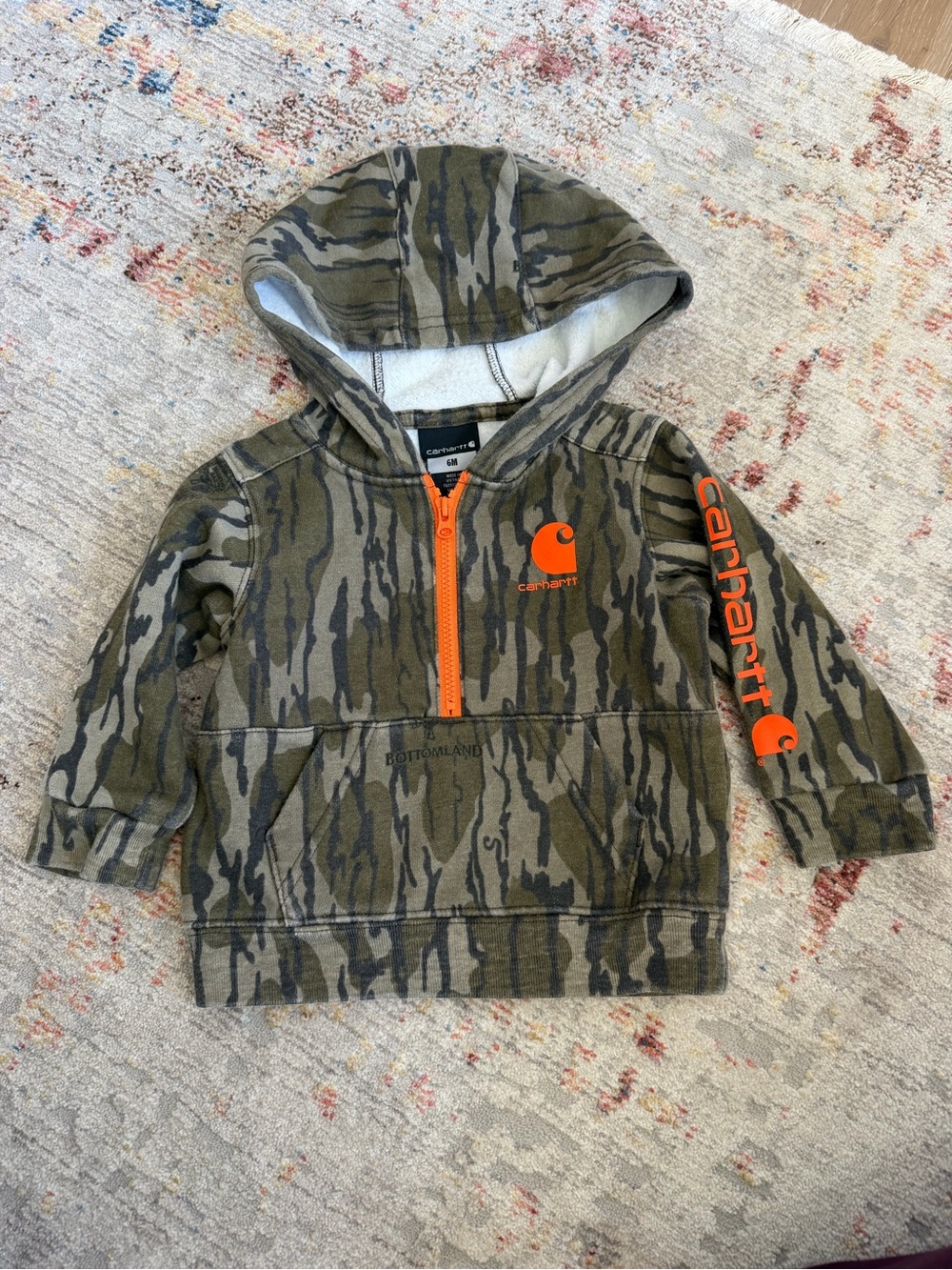 Carhartt Baby 6M Mossy Oak Bottomland Camo Hoodie